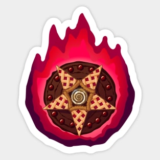 Satanic Cakes! Sticker